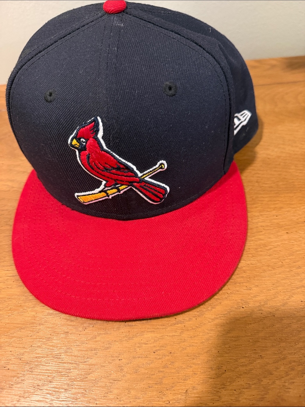 New Era Navy and Red Cardinals Fitted Hat